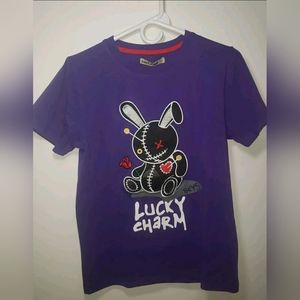 New BKYS Lucky Charm tee Purple Size 14 Children, Stylish Comfortable Materials